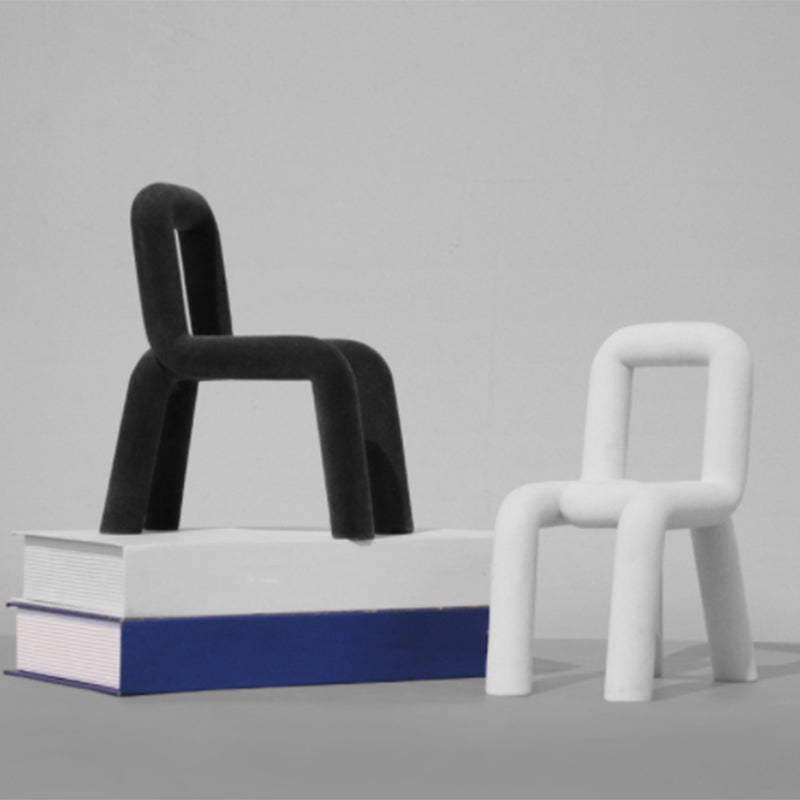 Contemporary Dining Chair Velvet Open Back Side Chair for Home Clearhalo 'Dining Chairs' 'Dining Tables & Seating' 'dining_chair' 'furn' 'furn_dining_chair' 'Furniture' 'Kitchen & Dining Furniture' 5923253