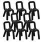 Contemporary Dining Chair Velvet Open Back Side Chair for Home Black 8 Piece Set Clearhalo 'Dining Chairs' 'Dining Tables & Seating' 'dining_chair' 'furn' 'furn_dining_chair' 'Furniture' 'Kitchen & Dining Furniture' 5923256