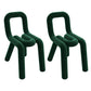 Contemporary Dining Chair Velvet Open Back Side Chair for Home Green 2 Piece Set Clearhalo 'Dining Chairs' 'Dining Tables & Seating' 'dining_chair' 'furn' 'furn_dining_chair' 'Furniture' 'Kitchen & Dining Furniture' 5923276