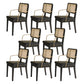 Traditional Dining Accent Chair Upholstered Dining Room Chair Black With Arms 8 Piece Set Clearhalo 'Dining Chairs' 'Dining Tables & Seating' 'dining_chair' 'furn' 'furn_dining_chair' 'Furniture' 'Kitchen & Dining Furniture' 5923308
