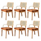 Traditional Dining Accent Chair Upholstered Dining Room Chair Wood With Arms 6 Piece Set Clearhalo 'Dining Chairs' 'Dining Tables & Seating' 'dining_chair' 'furn' 'furn_dining_chair' 'Furniture' 'Kitchen & Dining Furniture' 5923315