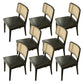 Traditional Dining Accent Chair Upholstered Dining Room Chair Black Armless 8 Piece Set Clearhalo 'Dining Chairs' 'Dining Tables & Seating' 'dining_chair' 'furn' 'furn_dining_chair' 'Furniture' 'Kitchen & Dining Furniture' 5923327