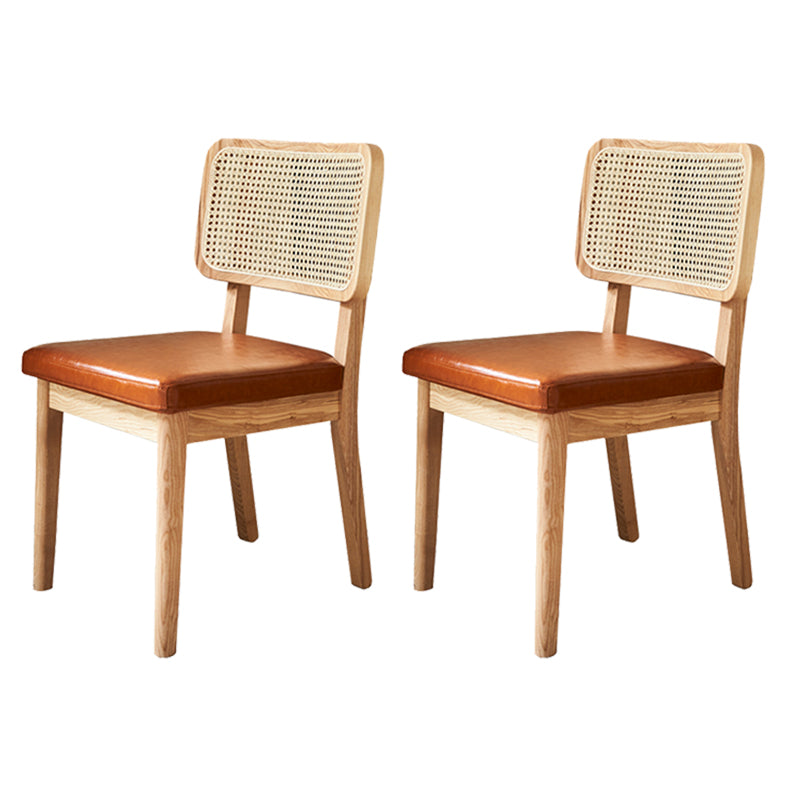 Traditional Dining Accent Chair Upholstered Dining Room Chair Wood Armless 2 Piece Set Clearhalo 'Dining Chairs' 'Dining Tables & Seating' 'dining_chair' 'furn' 'furn_dining_chair' 'Furniture' 'Kitchen & Dining Furniture' 5923328