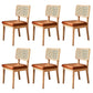 Traditional Dining Accent Chair Upholstered Dining Room Chair Wood Armless 6 Piece Set Clearhalo 'Dining Chairs' 'Dining Tables & Seating' 'dining_chair' 'furn' 'furn_dining_chair' 'Furniture' 'Kitchen & Dining Furniture' 5923330