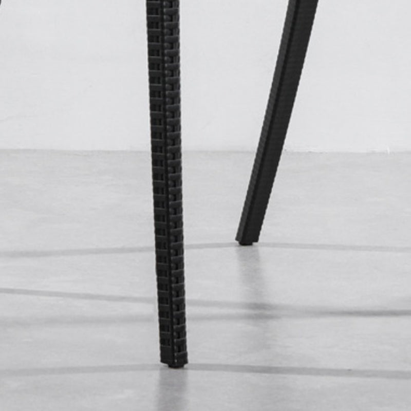 Eigentijdse open rug eetkamerstoel plastic stapelbare eetgelegenheden stoel