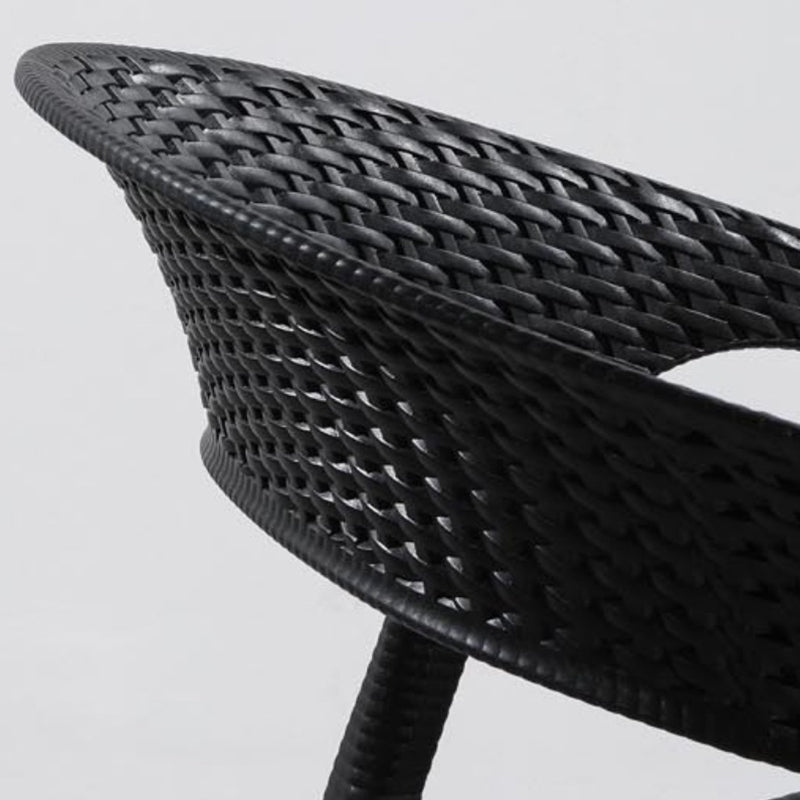 Eigentijdse open rug eetkamerstoel plastic stapelbare eetgelegenheden stoel