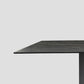 Mesa de comedor rectangular de piedra sinterizada, muebles modernos con base de acero para el hogar
