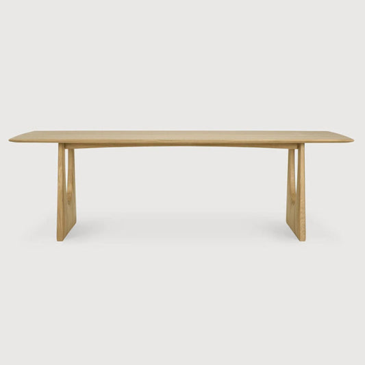 Tavolo da pranzo in legno tradizionale tavolo da pranzo di lusso con base a slitta