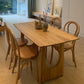 Wood Dining Table Traditional Luxury Dining Table with Sled Base