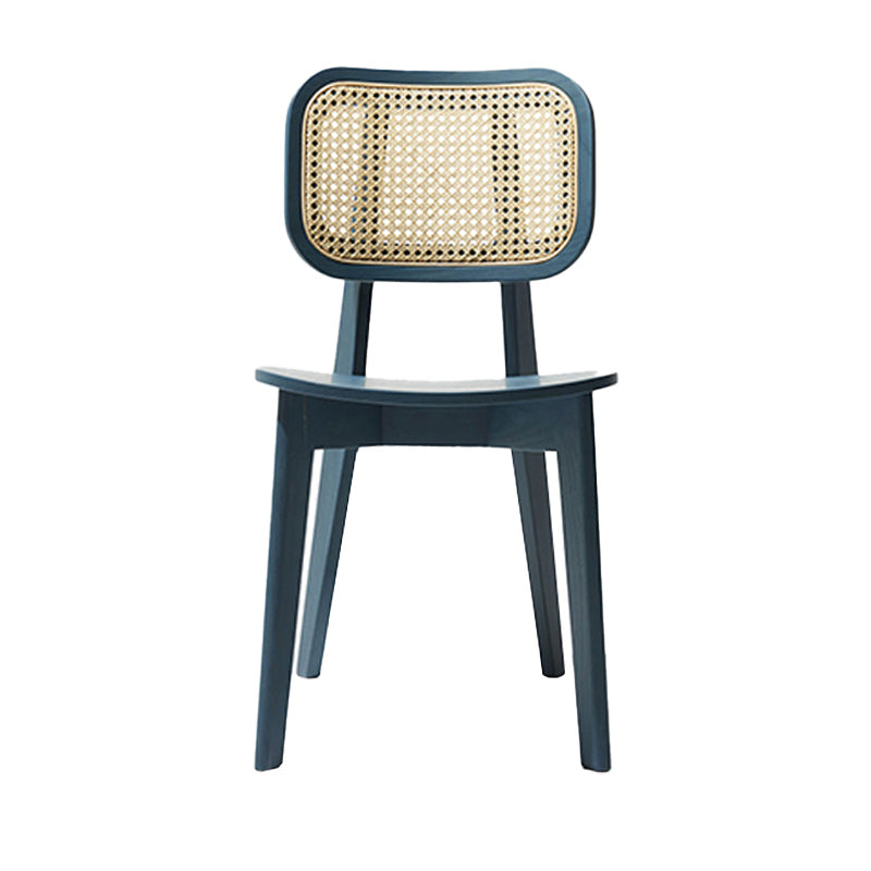 Traditional Solid Wood Side Chair Open Back Dining Side Chair