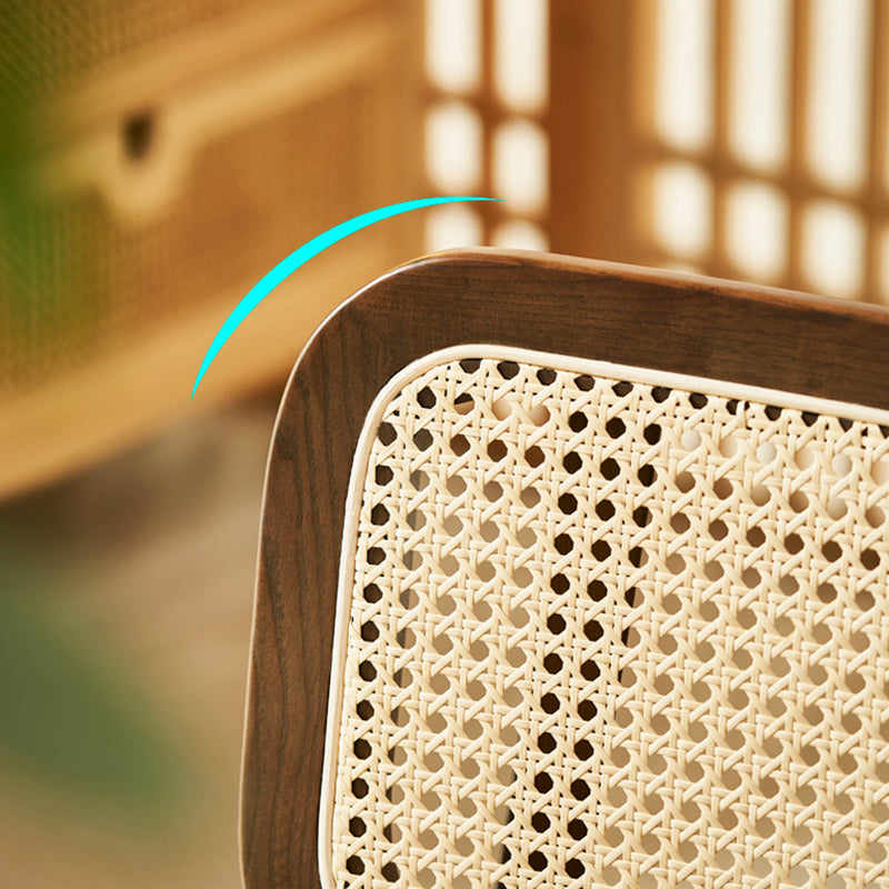 Traditional Solid Wood Side Chair Open Back Dining Side Chair