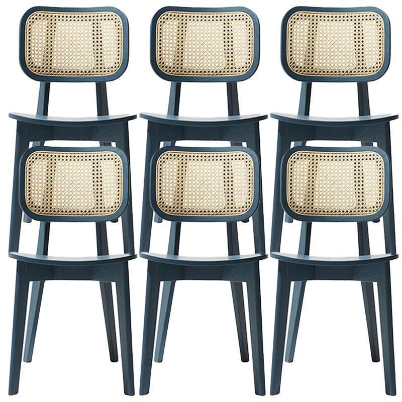 Traditional Solid Wood Side Chair Open Back Dining Side Chair