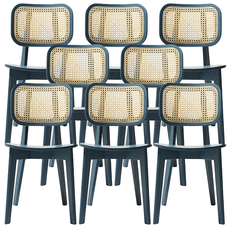 Traditional Solid Wood Side Chair Open Back Dining Side Chair