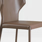 Modern Wingback Dining Chairs Faux Leather Armless Side Chair Clearhalo 'Dining Chairs' 'Dining Tables & Seating' 'dining_chair' 'furn' 'furn_dining_chair' 'Furniture' 'Kitchen & Dining Furniture' 5923517