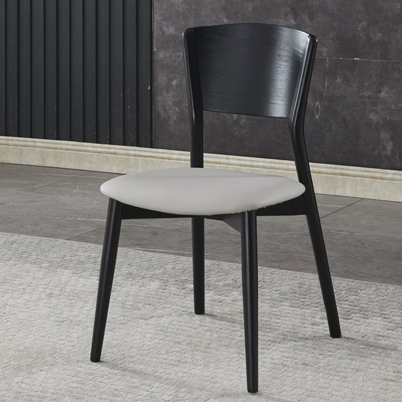Industrial Style Dining Chair Solid Wood Open Back Armless chair Clearhalo 'Dining Chairs' 'Dining Tables & Seating' 'dining_chair' 'furn' 'furn_dining_chair' 'Furniture' 'Kitchen & Dining Furniture' 5923562