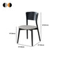 Industrial Style Dining Chair Solid Wood Open Back Armless chair Clearhalo 'Dining Chairs' 'Dining Tables & Seating' 'dining_chair' 'furn' 'furn_dining_chair' 'Furniture' 'Kitchen & Dining Furniture' 5923569