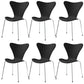 Modern Armless Side Chair Manufactured Wood Stackable Dining Chairs