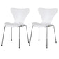 Modern Armless Side Chair Manufactured Wood Stackable Dining Chairs