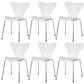 Modern Armless Side Chair Manufactured Wood Stackable Dining Chairs