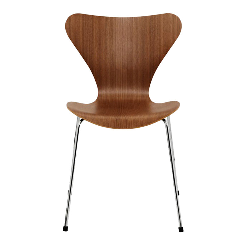 Modern Armless Side Chair Manufactured Wood Stackable Dining Chairs