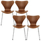 Modern Armless Side Chair Manufactured Wood Stackable Dining Chairs