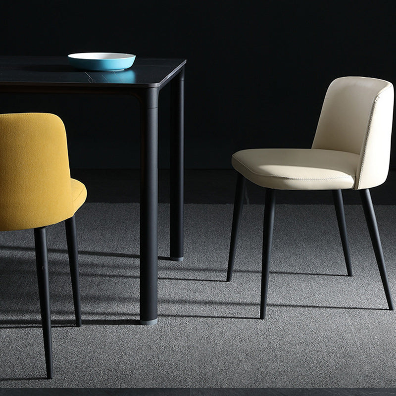 Contemporary Home Dining Chairs Armless Low Back Dining Side Chair Clearhalo 'Dining Chairs' 'Dining Tables & Seating' 'dining_chair' 'furn' 'furn_dining_chair' 'Furniture' 'Kitchen & Dining Furniture' 5923644