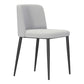 Contemporary Home Dining Chairs Armless Low Back Dining Side Chair Light Gray 1 Piece Clearhalo 'Dining Chairs' 'Dining Tables & Seating' 'dining_chair' 'furn' 'furn_dining_chair' 'Furniture' 'Kitchen & Dining Furniture' 5923650