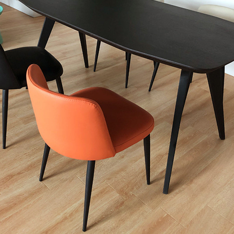 Contemporary Home Dining Chairs Armless Low Back Dining Side Chair Clearhalo 'Dining Chairs' 'Dining Tables & Seating' 'dining_chair' 'furn' 'furn_dining_chair' 'Furniture' 'Kitchen & Dining Furniture' 5923660