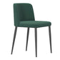 Contemporary Home Dining Chairs Armless Low Back Dining Side Chair Blackish Green 1 Piece Clearhalo 'Dining Chairs' 'Dining Tables & Seating' 'dining_chair' 'furn' 'furn_dining_chair' 'Furniture' 'Kitchen & Dining Furniture' 5923672