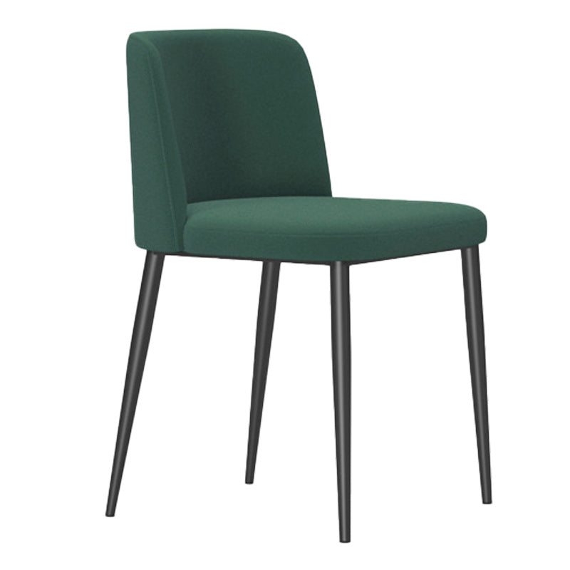 Contemporary Home Dining Chairs Armless Low Back Dining Side Chair Blackish Green 1 Piece Clearhalo 'Dining Chairs' 'Dining Tables & Seating' 'dining_chair' 'furn' 'furn_dining_chair' 'Furniture' 'Kitchen & Dining Furniture' 5923672