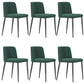Contemporary Home Dining Chairs Armless Low Back Dining Side Chair Blackish Green 6 Piece Set Clearhalo 'Dining Chairs' 'Dining Tables & Seating' 'dining_chair' 'furn' 'furn_dining_chair' 'Furniture' 'Kitchen & Dining Furniture' 5923675