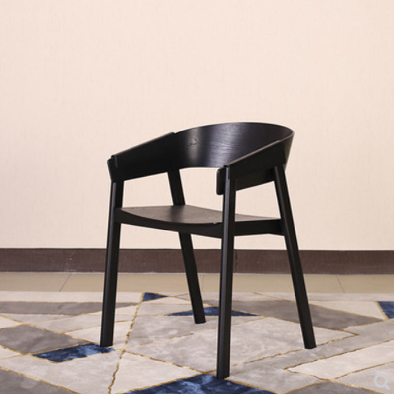 Contemporary Style Dining Chair Solid Wood Dining Room Chair for Home Clearhalo 'Dining Chairs' 'Dining Tables & Seating' 'dining_chair' 'furn' 'furn_dining_chair' 'Furniture' 'Kitchen & Dining Furniture' 5923728