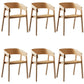 Contemporary Style Dining Chair Solid Wood Dining Room Chair for Home Wood With Arms 6 Piece Set Clearhalo 'Dining Chairs' 'Dining Tables & Seating' 'dining_chair' 'furn' 'furn_dining_chair' 'Furniture' 'Kitchen & Dining Furniture' 5923744