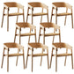 Contemporary Style Dining Chair Solid Wood Dining Room Chair for Home Wood With Arms 8 Piece Set Clearhalo 'Dining Chairs' 'Dining Tables & Seating' 'dining_chair' 'furn' 'furn_dining_chair' 'Furniture' 'Kitchen & Dining Furniture' 5923746
