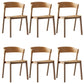 Contemporary Style Dining Chair Solid Wood Dining Room Chair for Home Wood Armless 6 Piece Set Clearhalo 'Dining Chairs' 'Dining Tables & Seating' 'dining_chair' 'furn' 'furn_dining_chair' 'Furniture' 'Kitchen & Dining Furniture' 5923751