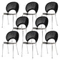Industrial Dining Chair with Metal Legs Matte Finish Side Chair