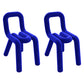 Modern Style Upholstered Dining Chair Open Back Dining Side Chair Blue 2 Piece Set Clearhalo 'Dining Chairs' 'Dining Tables & Seating' 'dining_chair' 'furn' 'furn_dining_chair' 'Furniture' 'Kitchen & Dining Furniture' 5923892