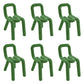 Modern Style Upholstered Dining Chair Open Back Dining Side Chair Green 6 Piece Set Clearhalo 'Dining Chairs' 'Dining Tables & Seating' 'dining_chair' 'furn' 'furn_dining_chair' 'Furniture' 'Kitchen & Dining Furniture' 5923906