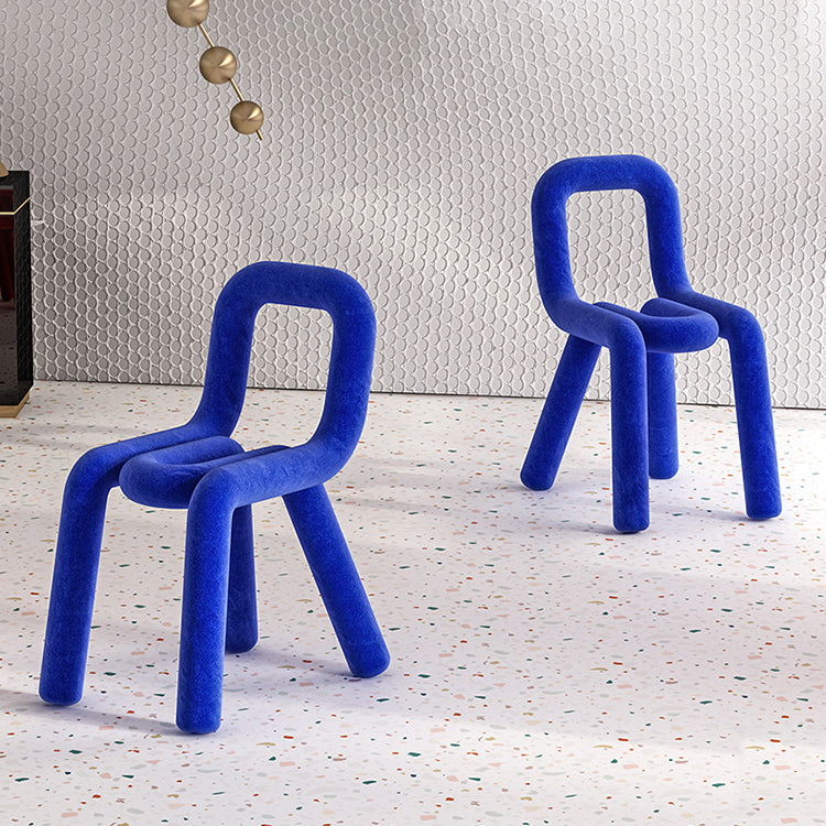 Modern Style Upholstered Dining Chair Open Back Dining Side Chair Clearhalo 'Dining Chairs' 'Dining Tables & Seating' 'dining_chair' 'furn' 'furn_dining_chair' 'Furniture' 'Kitchen & Dining Furniture' 5923913