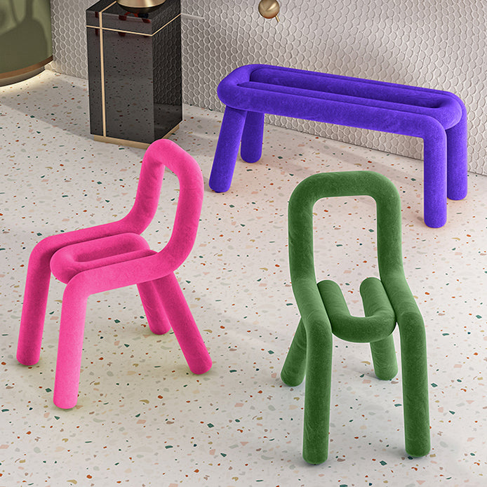Modern Style Upholstered Dining Chair Open Back Dining Side Chair Clearhalo 'Dining Chairs' 'Dining Tables & Seating' 'dining_chair' 'furn' 'furn_dining_chair' 'Furniture' 'Kitchen & Dining Furniture' 5923916