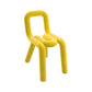 Modern Style Upholstered Dining Chair Open Back Dining Side Chair Yellow 1 Piece Clearhalo 'Dining Chairs' 'Dining Tables & Seating' 'dining_chair' 'furn' 'furn_dining_chair' 'Furniture' 'Kitchen & Dining Furniture' 5923951