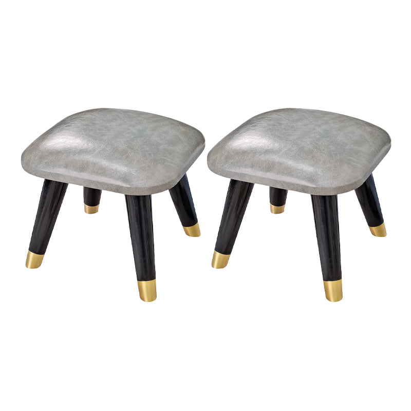 TIBLO GLAM PASTO OTTOMANO Tapado de cuero Genuado Tapado cuadrado Otomano