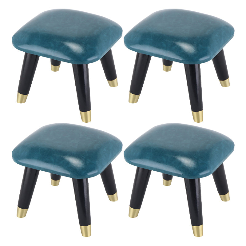 TIBLO GLAM PASTO OTTOMANO Tapado de cuero Genuado Tapado cuadrado Otomano