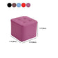 Mid-Century Modern Pouf Ottoman PU Leather Upholstered Tufted Solid Color Square Ottoman Clearhalo 'furn' 'furn_ottomans_poufs' 'Furniture' 'Living Room Furniture' 'Ottomans & Poufs' 'ottomans_poufs' 5924432