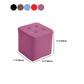 Mid-Century Modern Pouf Ottoman PU Leather Upholstered Tufted Solid Color Square Ottoman Clearhalo 'furn' 'furn_ottomans_poufs' 'Furniture' 'Living Room Furniture' 'Ottomans & Poufs' 'ottomans_poufs' 5924433