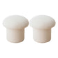 Contemporary Specialty Ottoman Velvet Tear Resistant Plain Pouf Ottoman White 2 Piece Set Clearhalo 'furn' 'furn_ottomans_poufs' 'Furniture' 'Living Room Furniture' 'Ottomans & Poufs' 'ottomans_poufs' 5924473