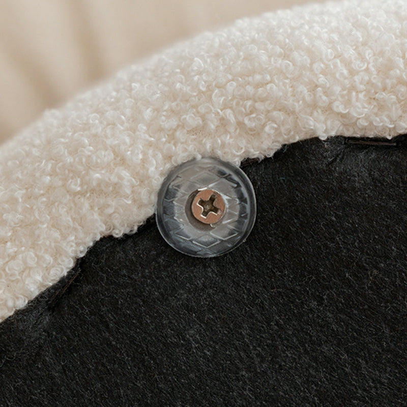 Contemporary Specialty Ottoman Velvet Tear Resistant Plain Pouf Ottoman Clearhalo 'furn' 'furn_ottomans_poufs' 'Furniture' 'Living Room Furniture' 'Ottomans & Poufs' 'ottomans_poufs' 5924478