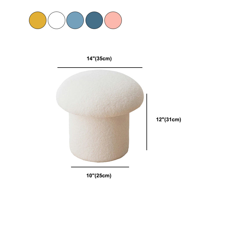 Contemporary Specialty Ottoman Velvet Tear Resistant Plain Pouf Ottoman Clearhalo 'furn' 'furn_ottomans_poufs' 'Furniture' 'Living Room Furniture' 'Ottomans & Poufs' 'ottomans_poufs' 5924491