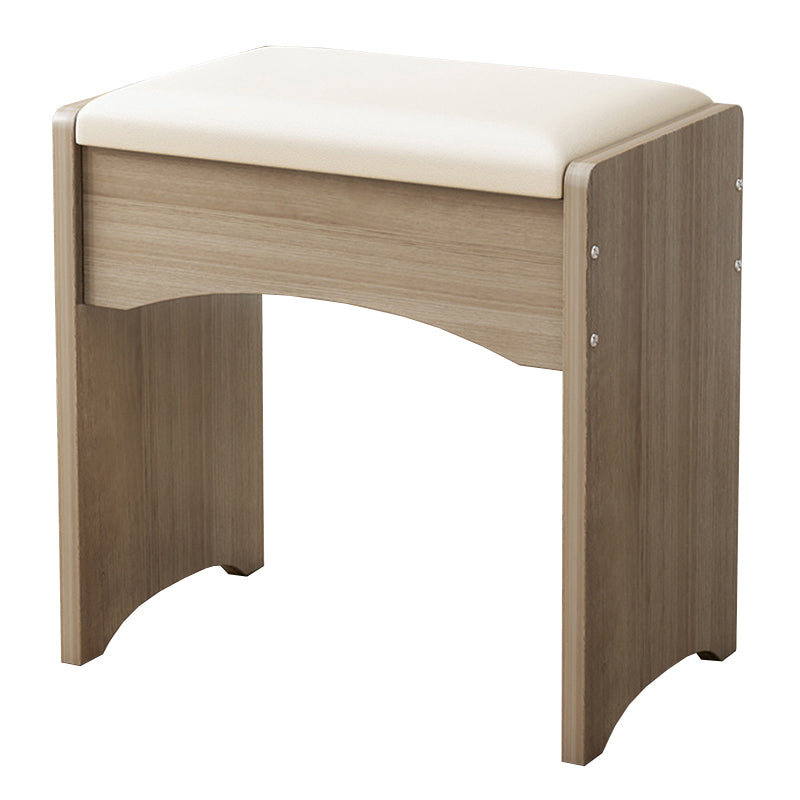 Genuine Leather Standard Ottoman Stain Resistant Rectangle Mid-Century Modern Ottoman Clearhalo 'furn' 'furn_ottomans_poufs' 'Furniture' 'Living Room Furniture' 'Ottomans & Poufs' 'ottomans_poufs' 5924836