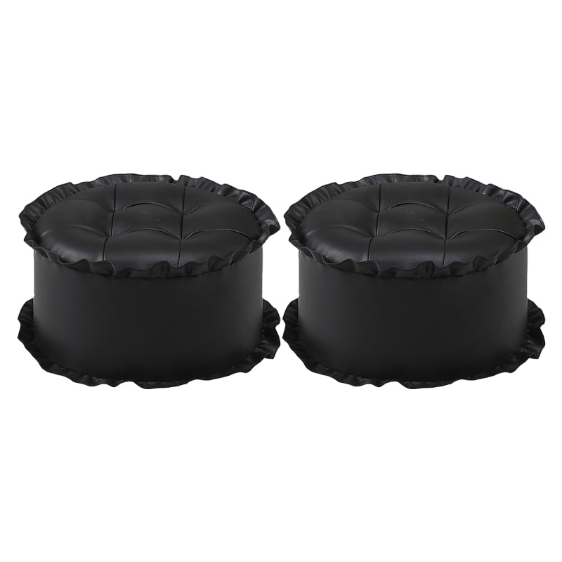 Pouf de pouf à eau brun moderne Pouf rond pour le salon